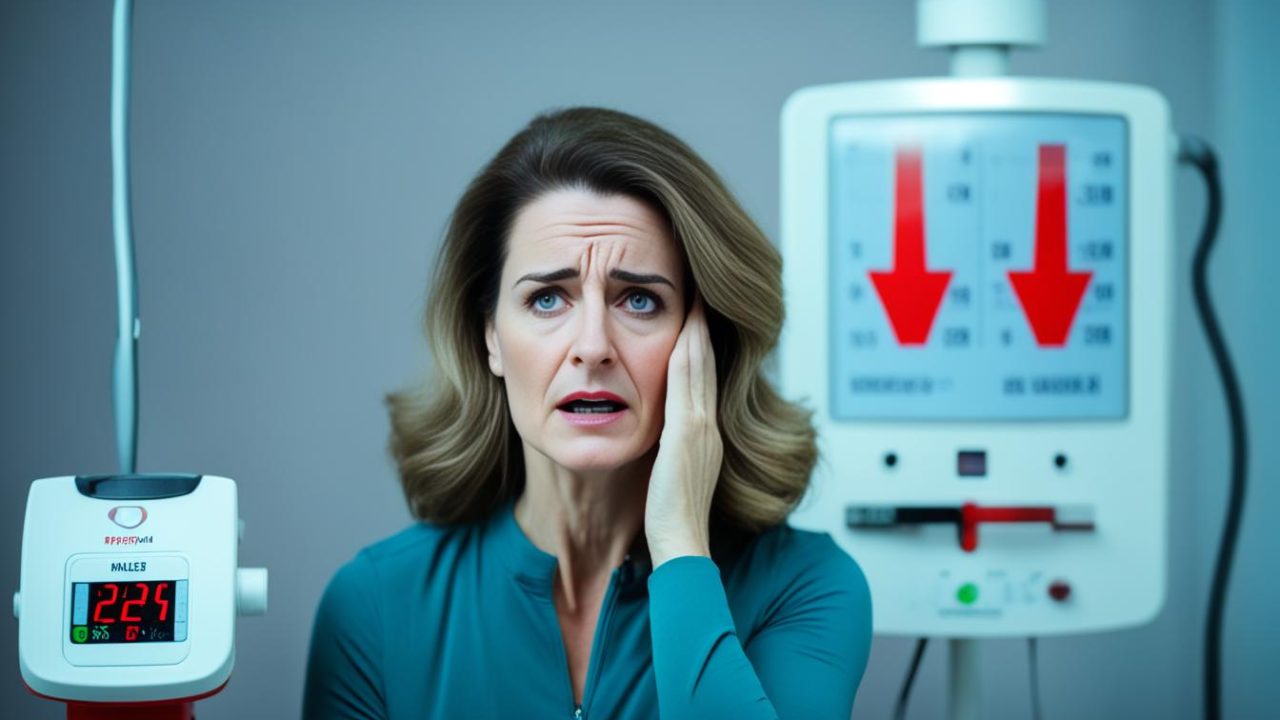 what is a dangerous low blood pressure for a woman