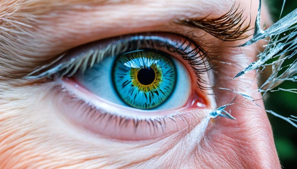 causes of scratched eye