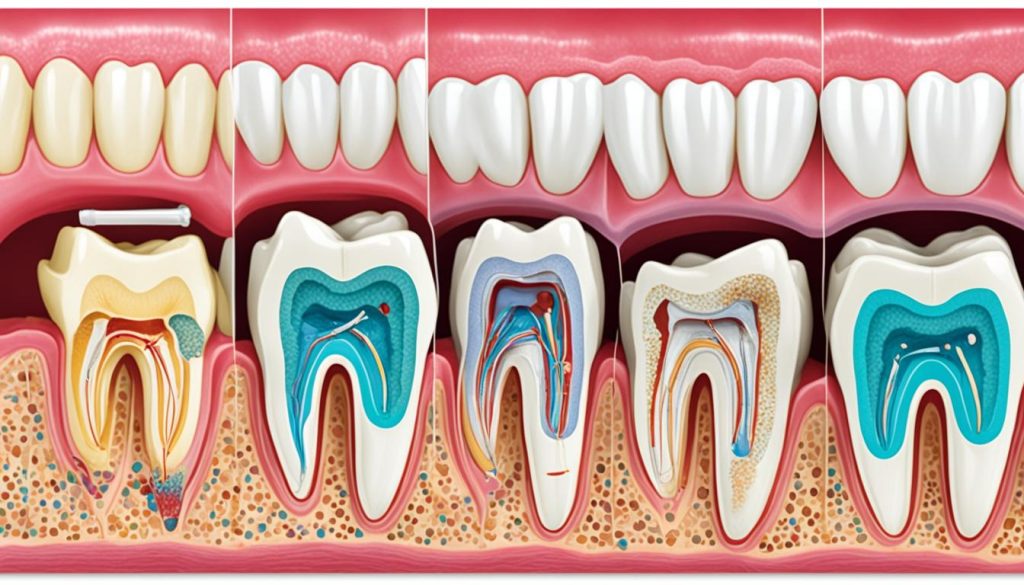 cavity formation process timeline