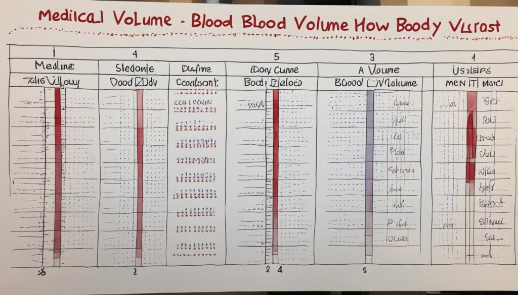 estimating blood volume estimating blood volume