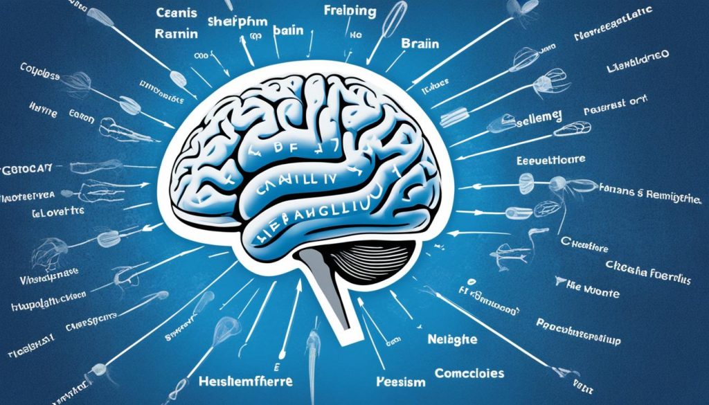 left hemisphere of the brain