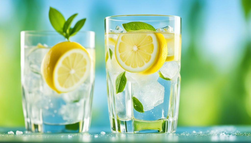 lemon water