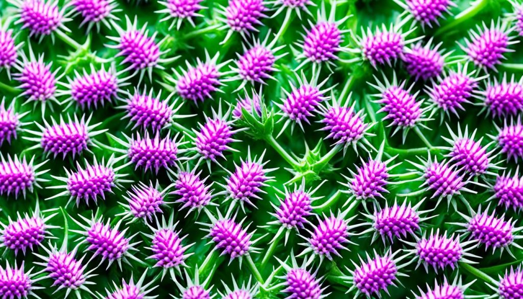 milk thistle supplement capsules