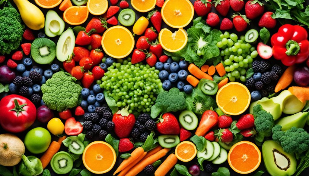 nutritional value of fruits and vegetables