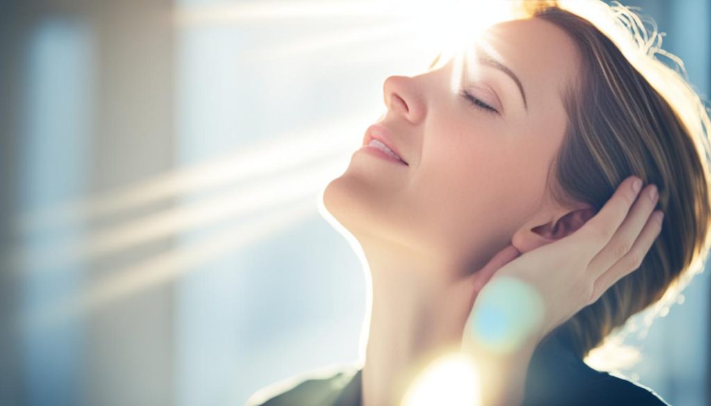 sudden light sensitivity relief