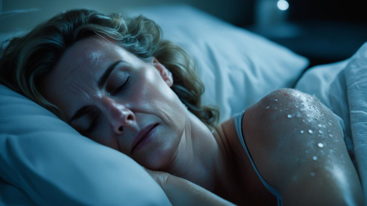 why does my body get so hot at night female