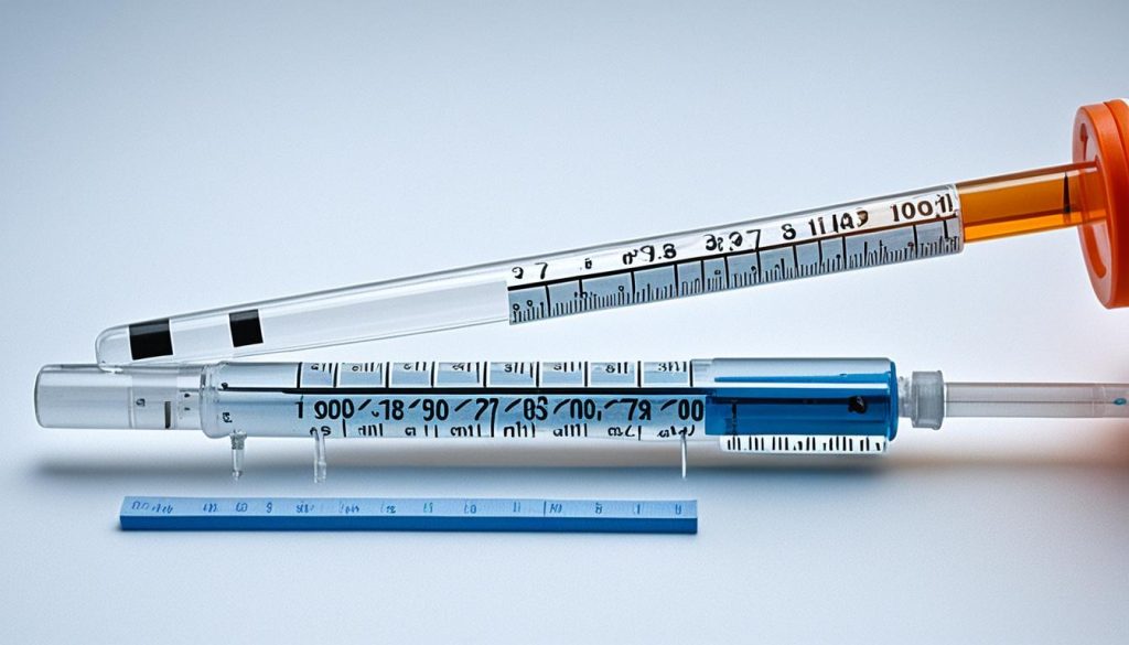 Insulin Syringe Measurement Conversion