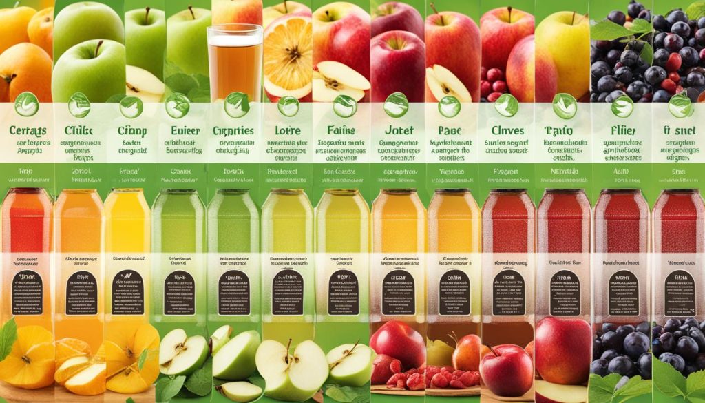 Nutritional Value of Apple Juice and Apple Cider
