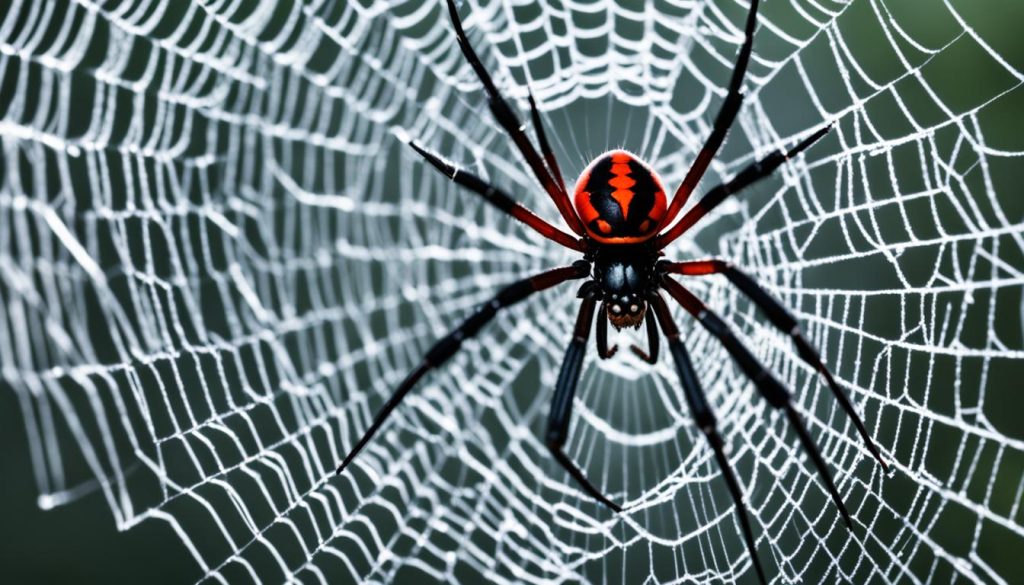 black widow spider
