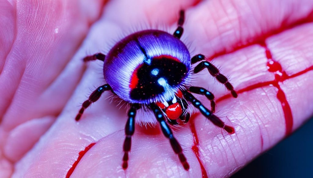 black widow spider bite experience