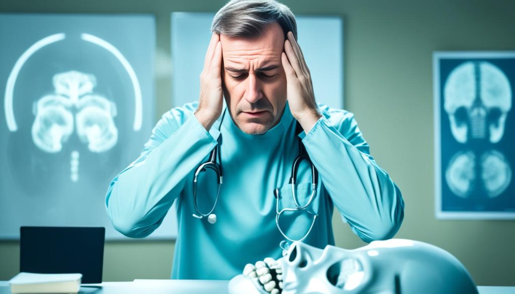 diagnosing head pressure when bending over