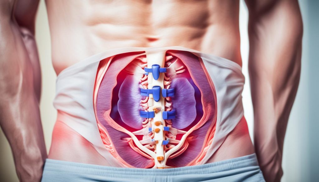 male-only causes of lower right abdominal pain