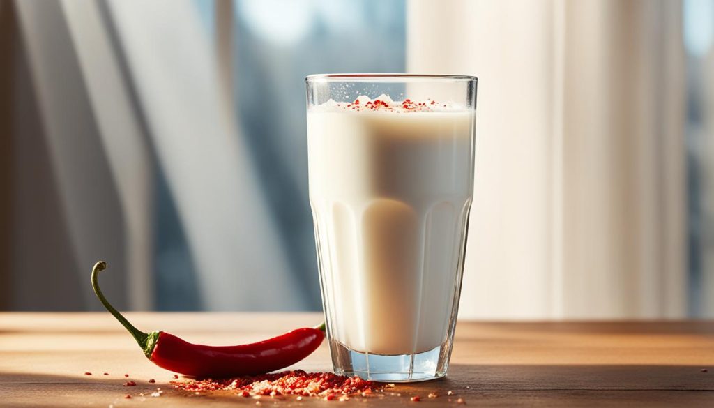 settle stomach with nonfat milk
