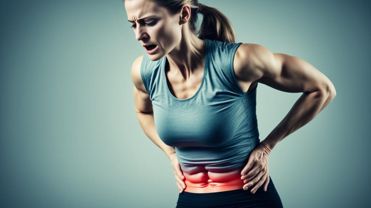 upper stomach and back pain at the same time female