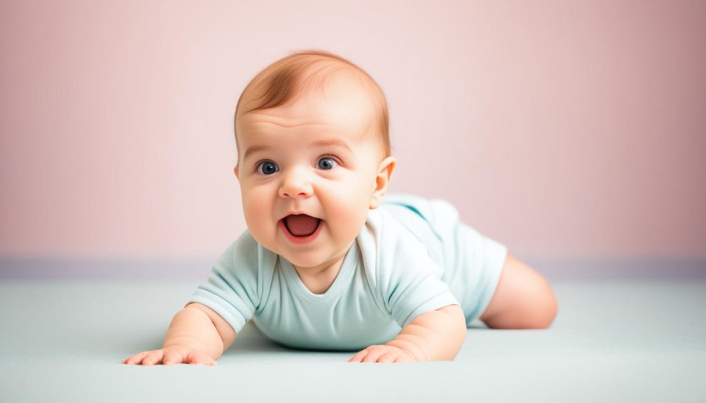 Crawling baby
