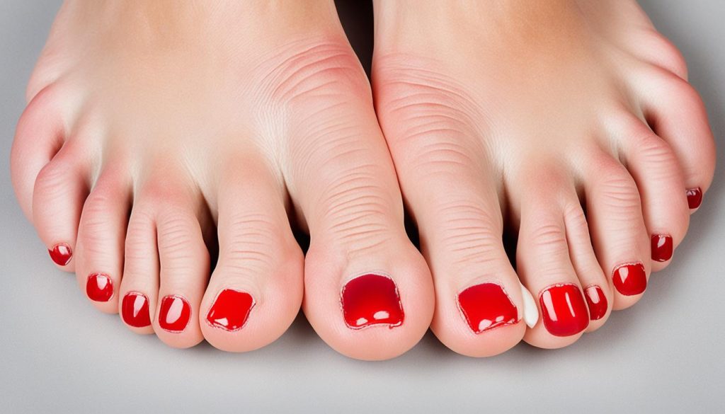 Differentiating between a broken toe and a bruised toe