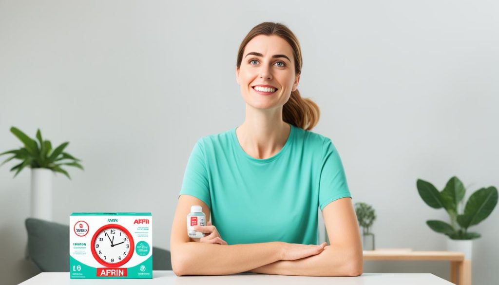 afrin nasal spray timing
